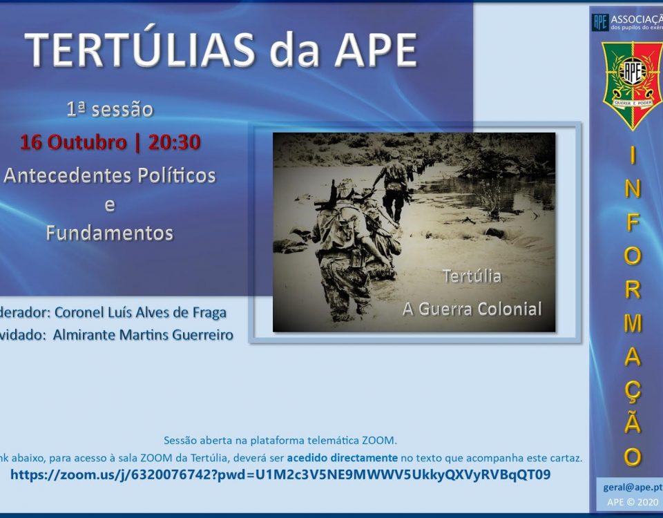 Tertúlia APE - Guerra Colonial